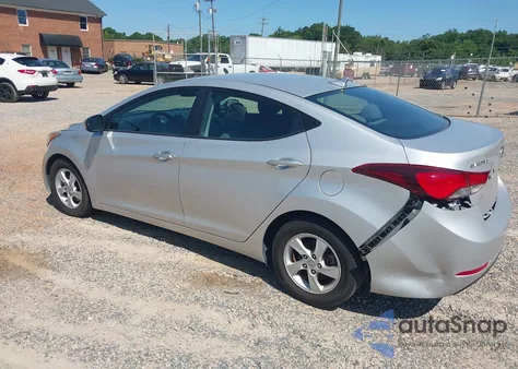2015 Hyundai Elantra Se z USA, uszkodzony, nr VIN 5NPDH4AE1FH631203